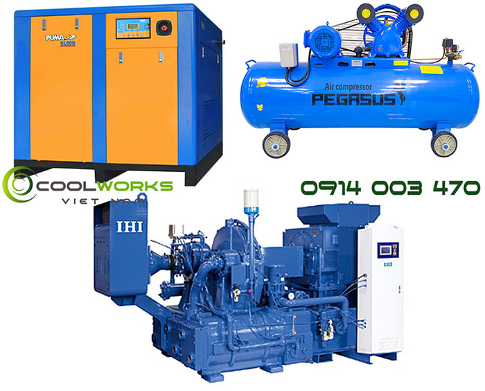 Cơ chế hoạt động của các loại máy nén khi và phân loại chúng