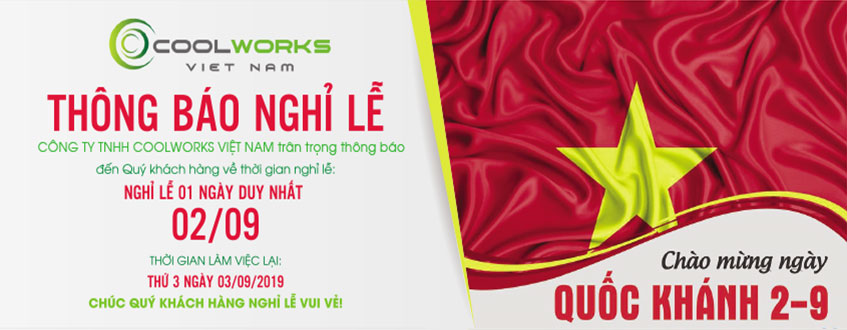 Thông báo nghỉ lễ 2/9 công ty Coolworks Việt Nam